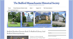 Desktop Screenshot of bedfordmahistory.org